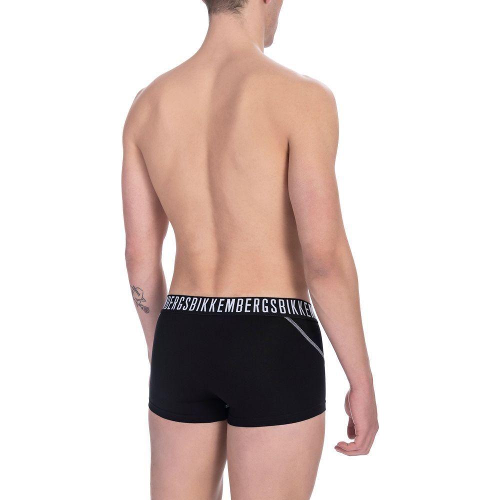 Bikkembergs "Black Cotton Men's Trunk Underwear Pack" MAN UNDERWEAR Bikkembergs