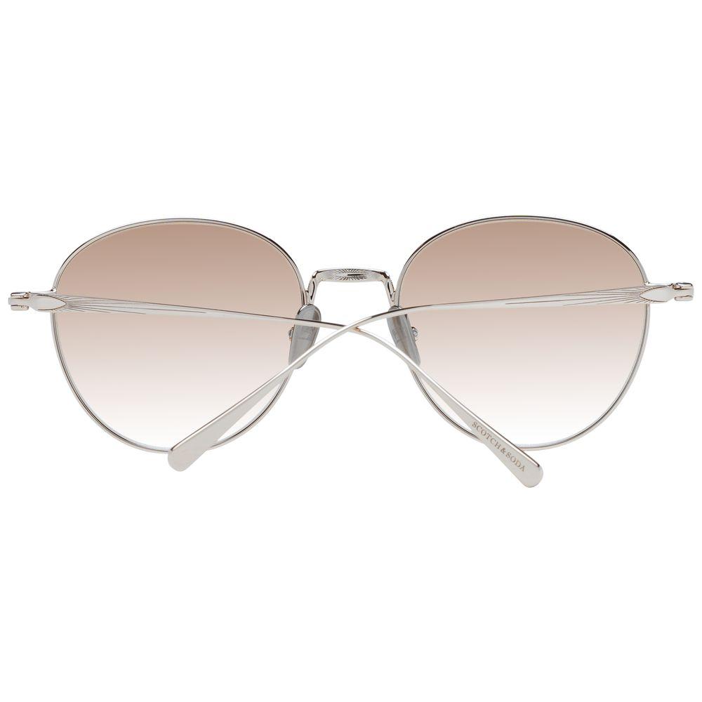 Scotch & Soda Gold Men Sunglasses Scotch & Soda Light Gray