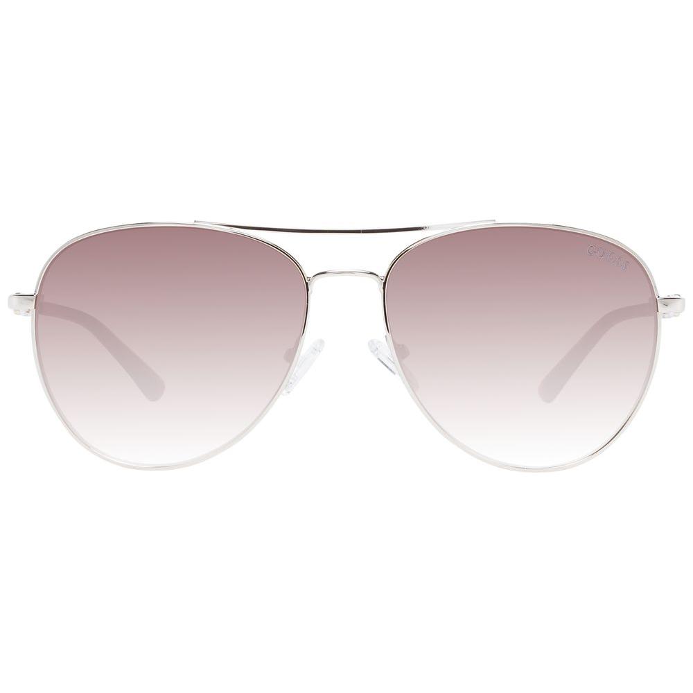 Guess Silver Women Sunglasses Guess Light Gray
