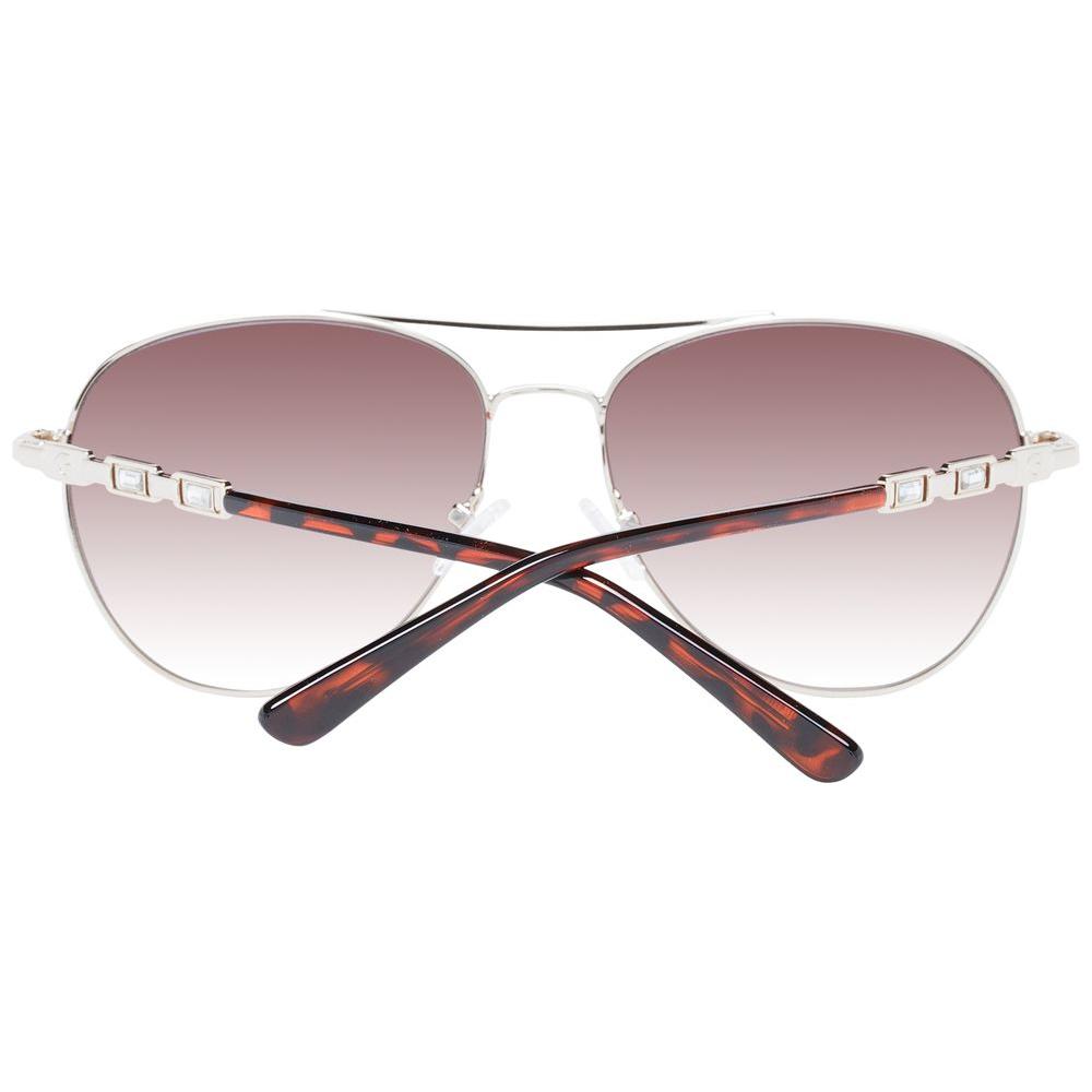 Guess Silver Women Sunglasses Guess Gray