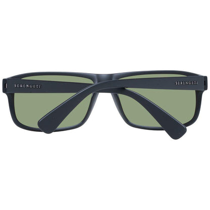 Serengeti Black Plastic Sunglasses