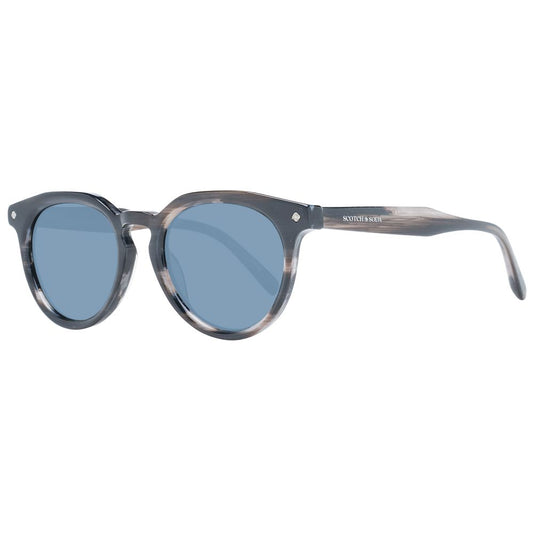 Scotch & Soda Black Men Sunglasses