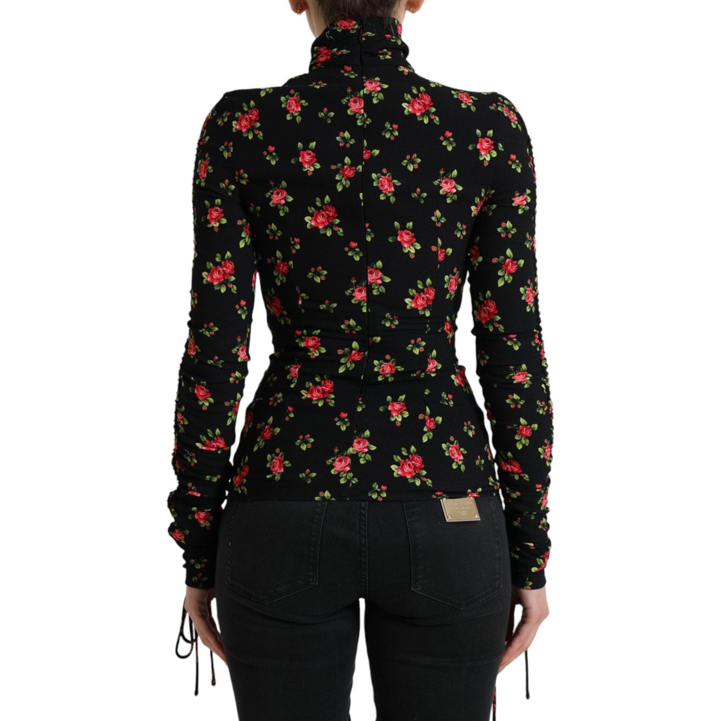 Dolce & Gabbana Elegant Floral Silk Blend Top Dolce & Gabbana