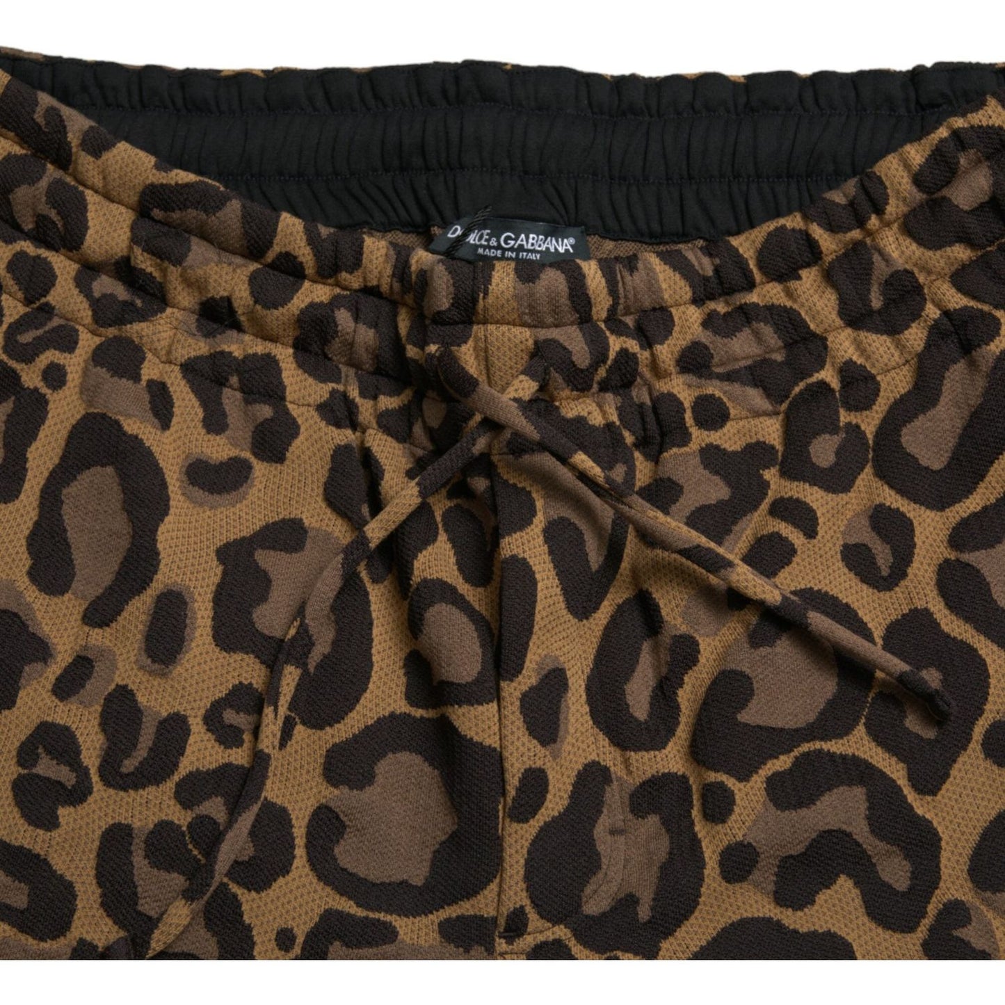 Dolce & Gabbana Chic Leopard Print Jogger Pants Dolce & Gabbana