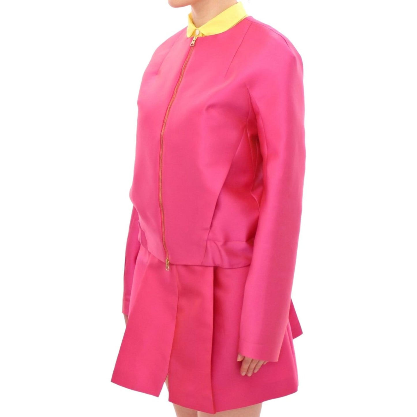 CO|TE Elegant Pink Silk Blend Jacket Coats & Jackets CO|TE