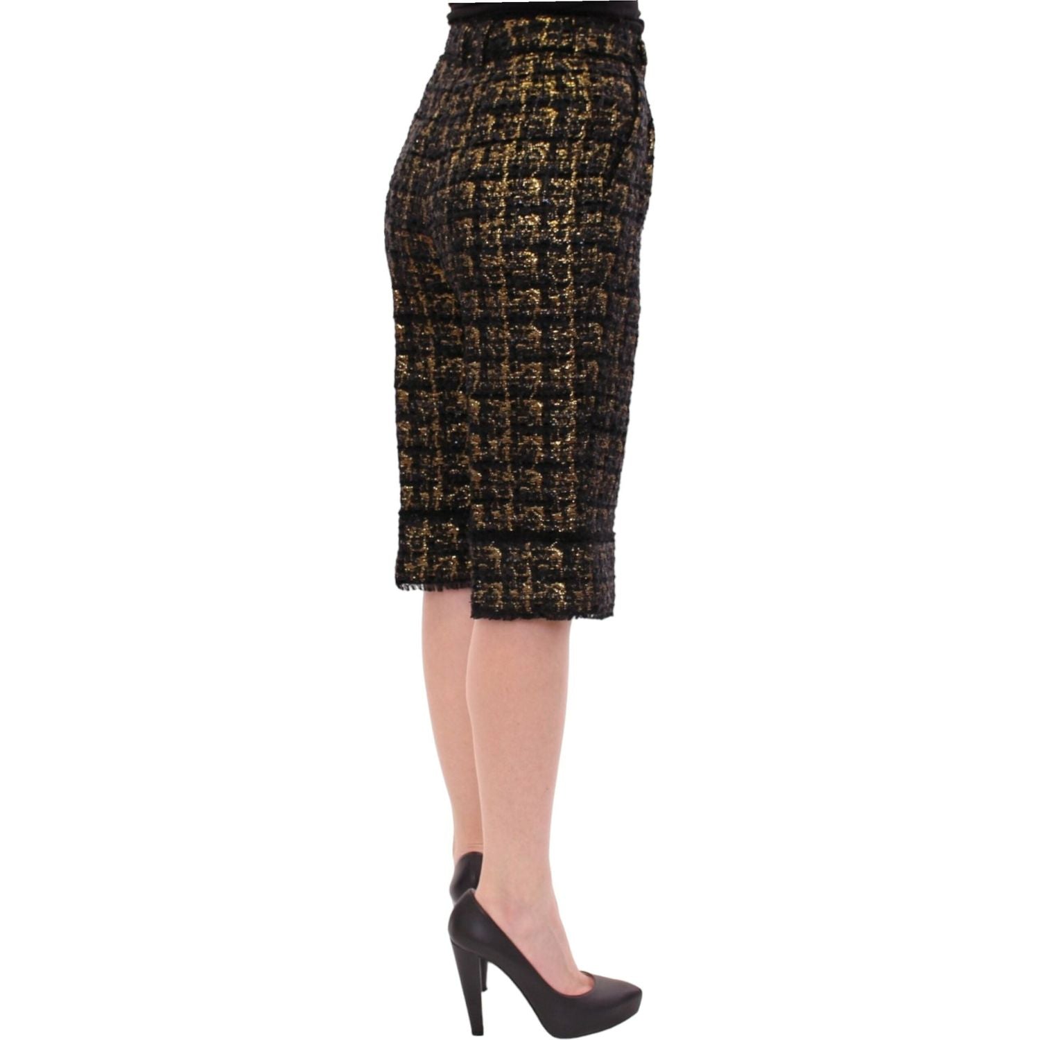 Dolce & Gabbana Black fabric shorts pants