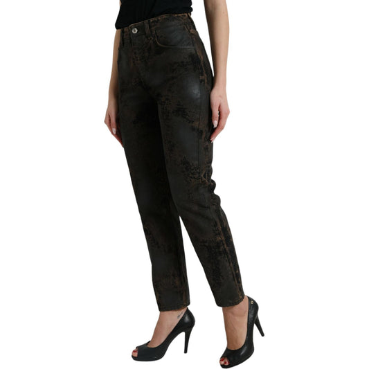 Dolce & Gabbana Chic Boyfriend Mid Waist Stretch Jeans Dolce & Gabbana