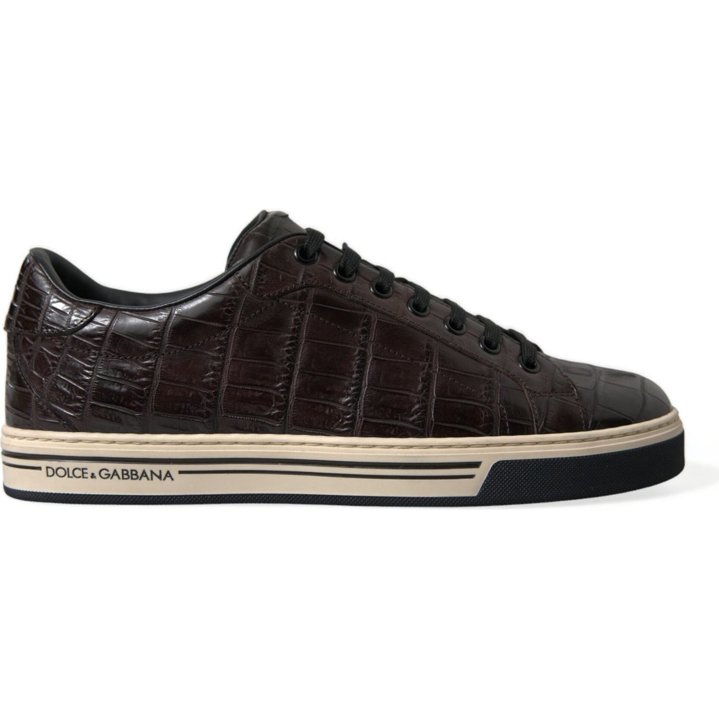 Dolce & Gabbana Elegant Exotic Leather Low-Top Sneakers Dolce & Gabbana