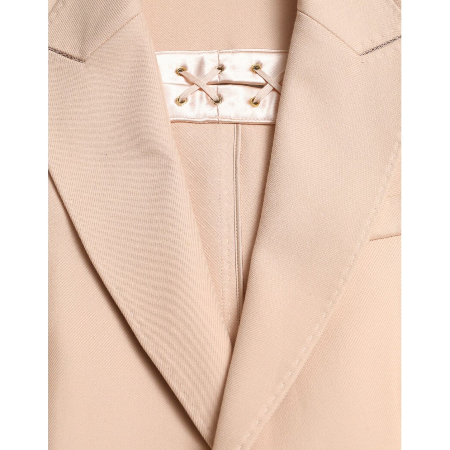 Dolce & Gabbana Beige Cotton Single Breasted Long Coat Jacket 1728,67345645728,Beige,Clothing,Dolce & Gabbana,IT40|S,Jackets & Coats - Clothing,Jackets & Coats - Women - Clothing,Material: 70% Cotton 19% Acetate 9% Nylon 2% Elastane,New with tags,Trench C