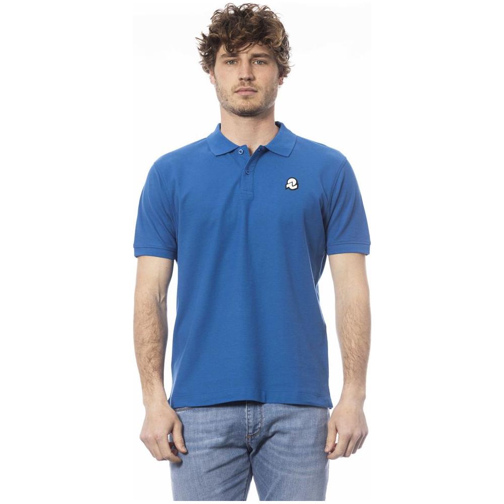 Invicta Blue Cotton Mens Polo Shirt Invicta