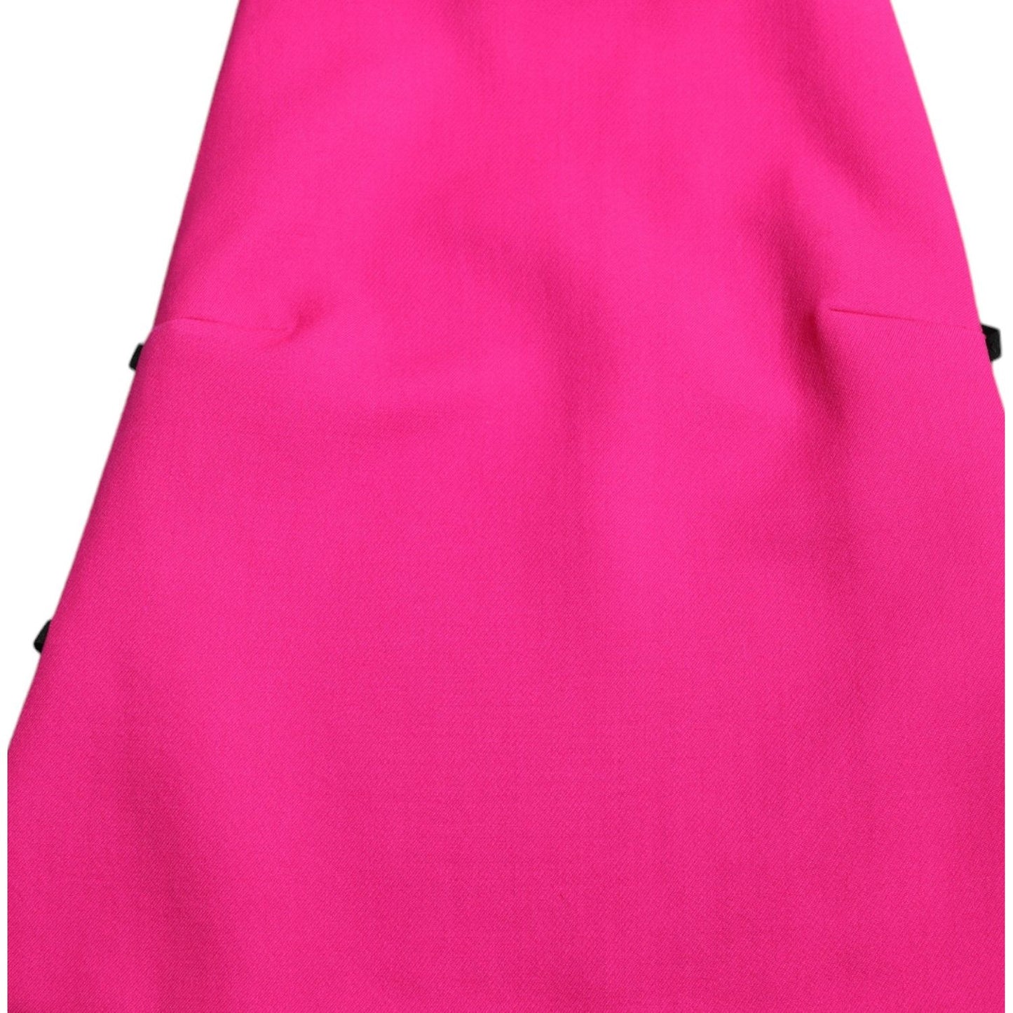 Dolce & Gabbana Elegant Pink Turtleneck Sleeveless Wool Top Dolce & Gabbana