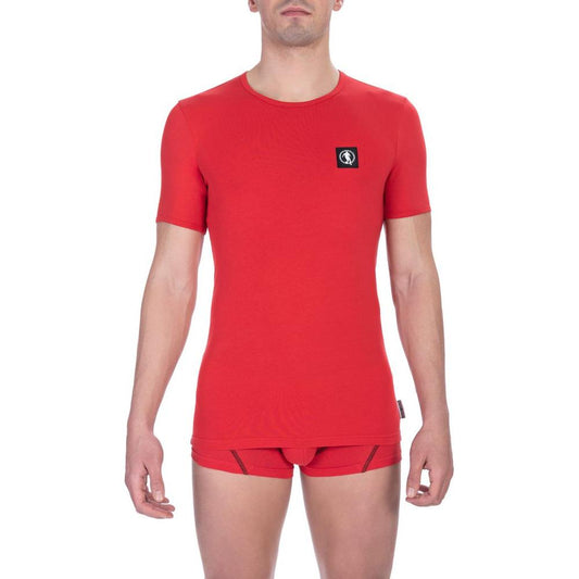 Bikkembergs "Red Cotton Men's T-Shirt" Bikkembergs