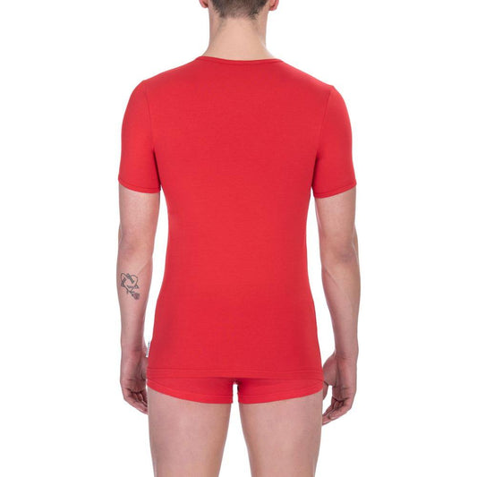 Bikkembergs "Red Cotton Men's T-Shirt" Bikkembergs