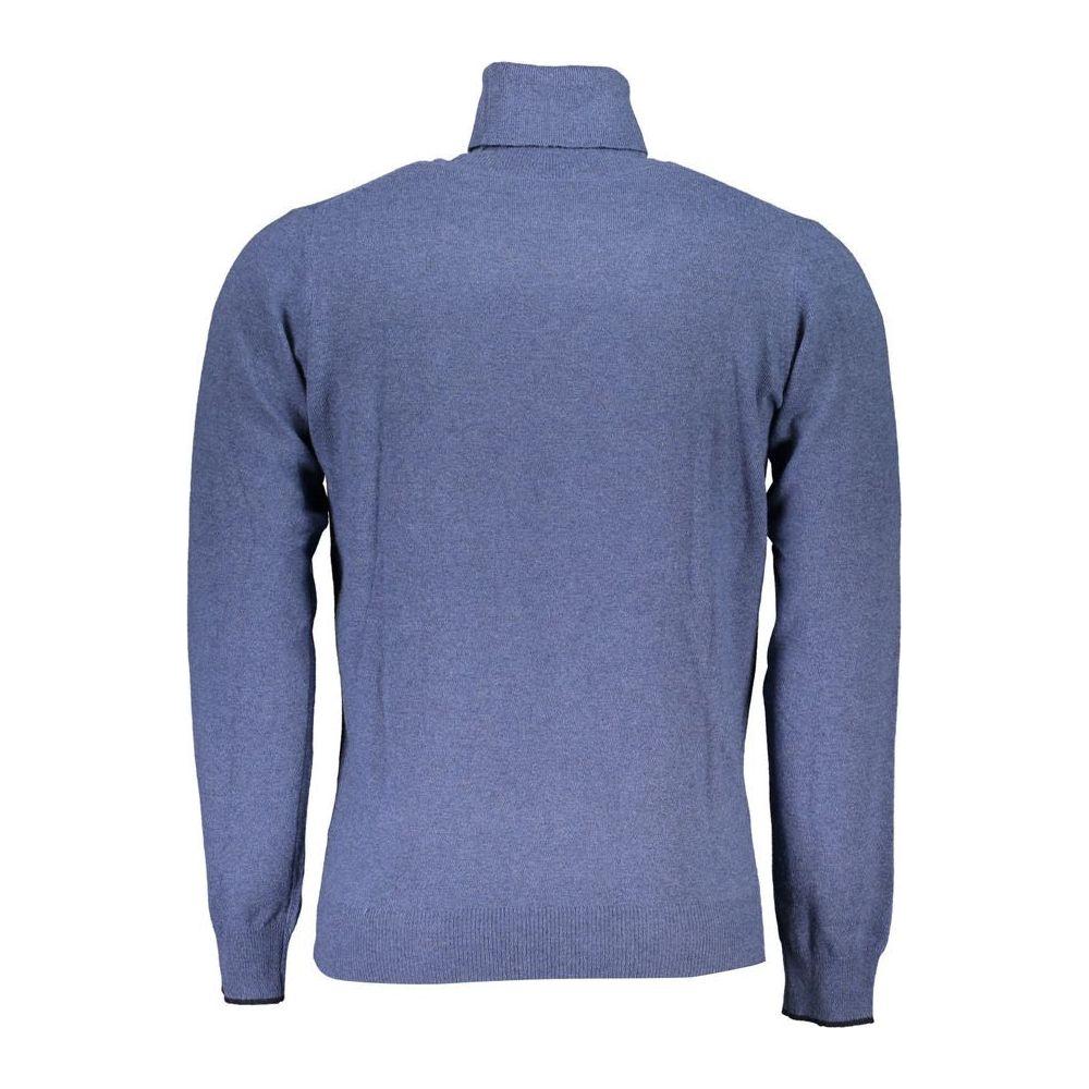 North Sails Blue Polyamide Men Sweater North Sails