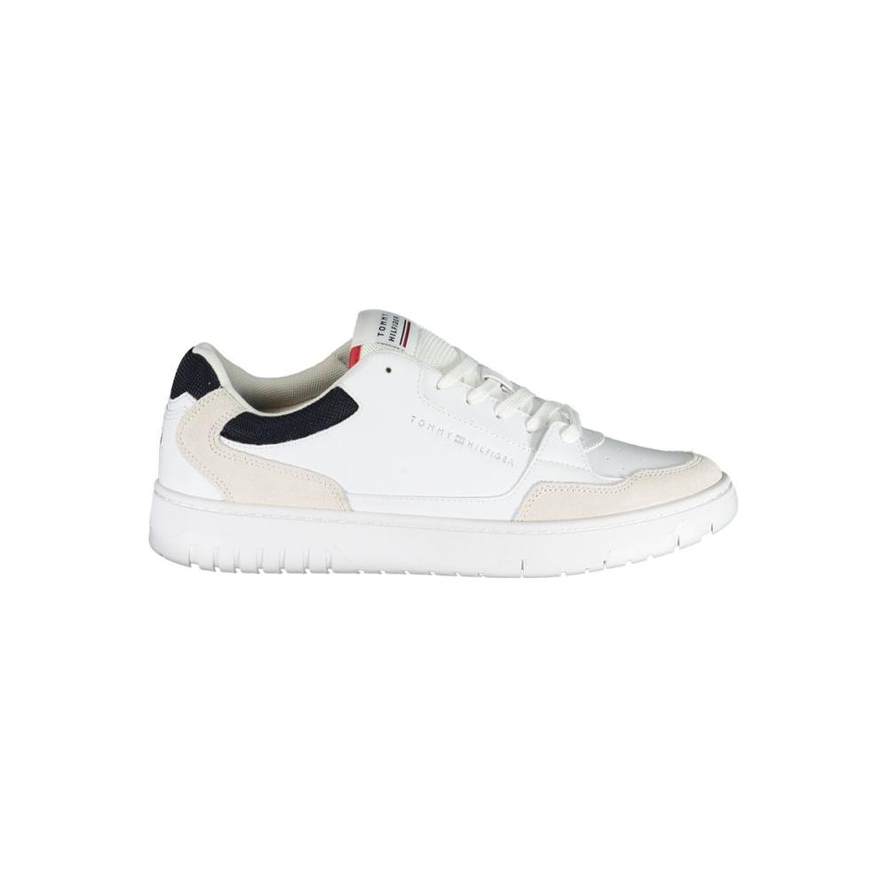 Tommy Hilfiger White Polyethylene Men Sneaker Tommy Hilfiger