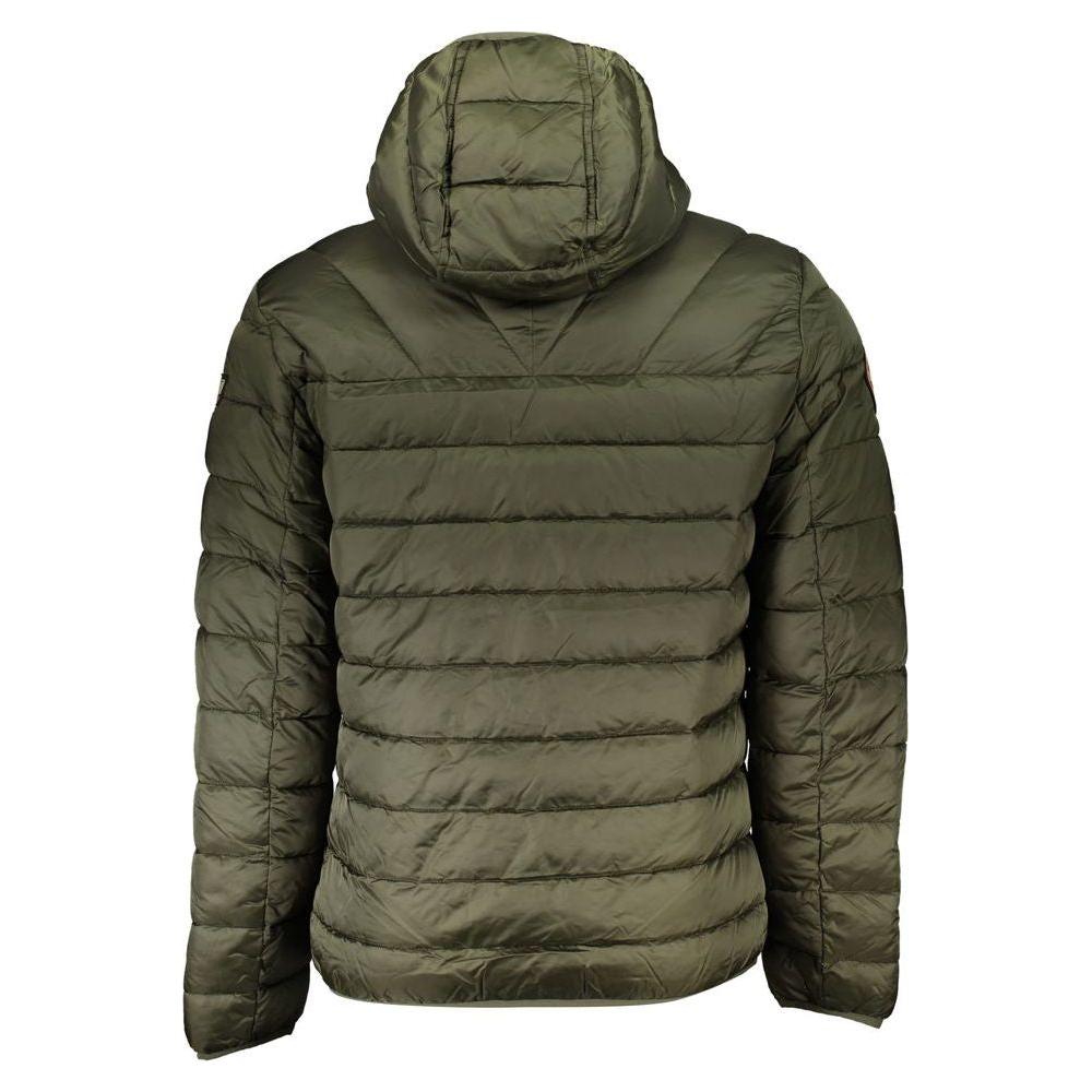 Napapijri Green Polyamide Men Jacket Napapijri