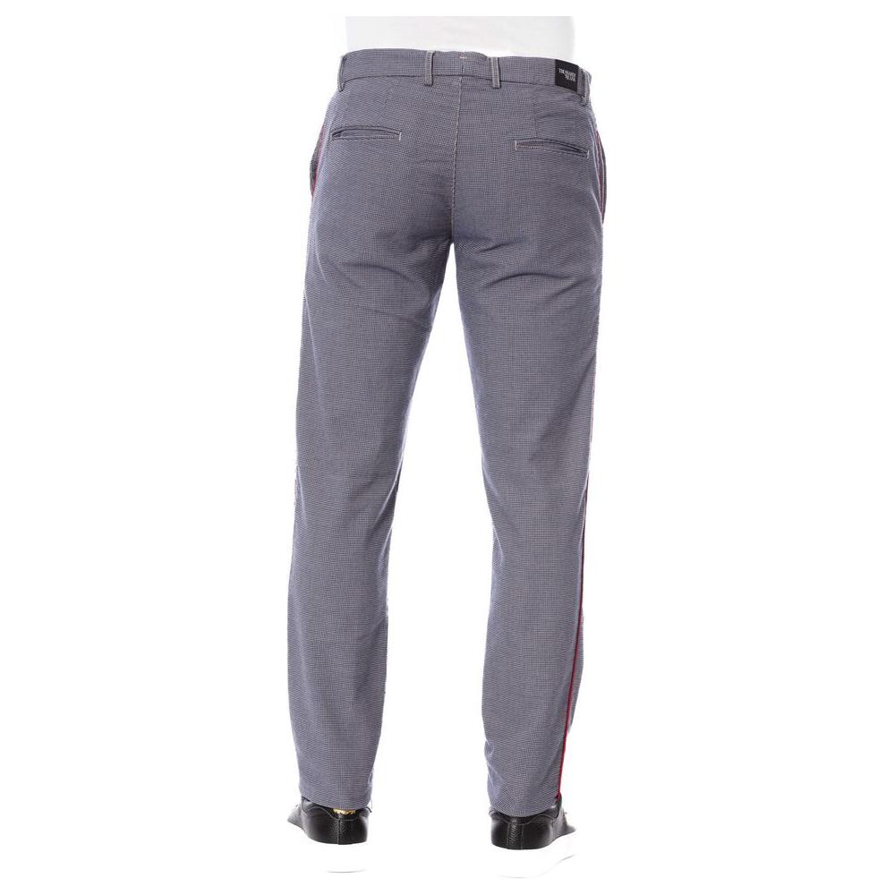 Trussardi Jeans Blue Cotton Men's Trouser Trussardi Jeans