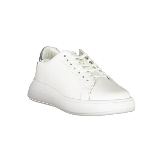 Calvin Klein Chic White Sneakers with Contrast Details Calvin Klein