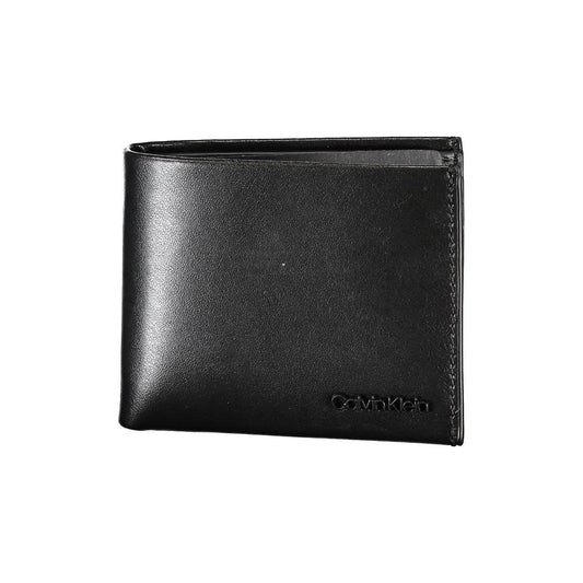 Calvin Klein Sleek Double-Slot Leather Wallet with RFID Block Calvin Klein