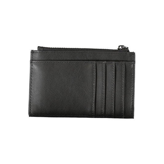 Calvin Klein Sleek Black Zip Wallet with Contrast Detailing Calvin Klein