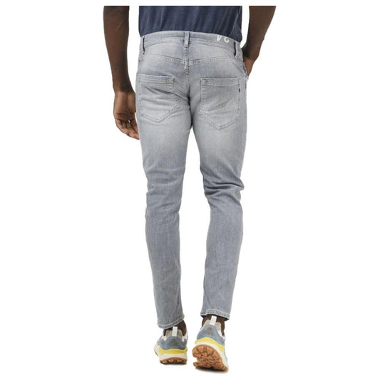 Elegant Grey Stretch Icon Jeans