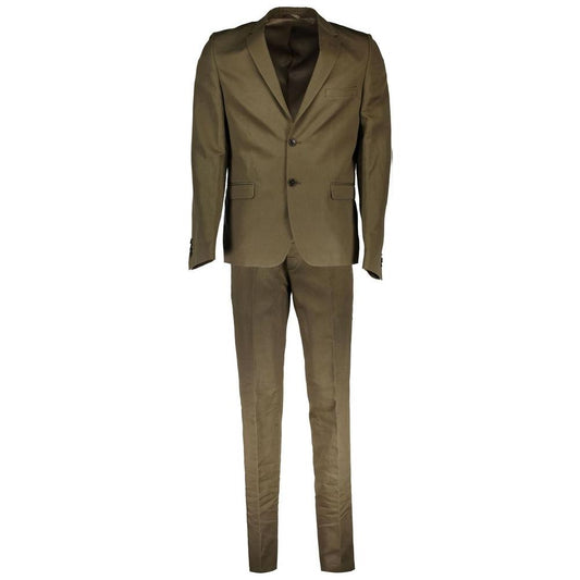 Elegant Green Classic Suit for Men