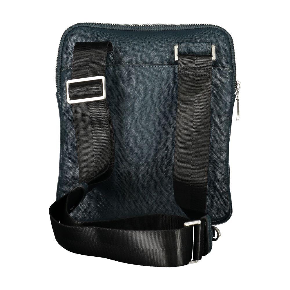 Front view with bag zipped and handles upright.