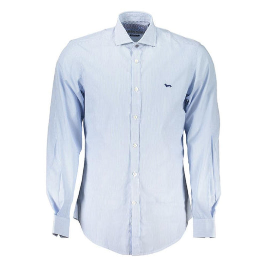 Harmont & Blaine Chic Light Blue Organic Cotton Shirt Harmont & Blaine