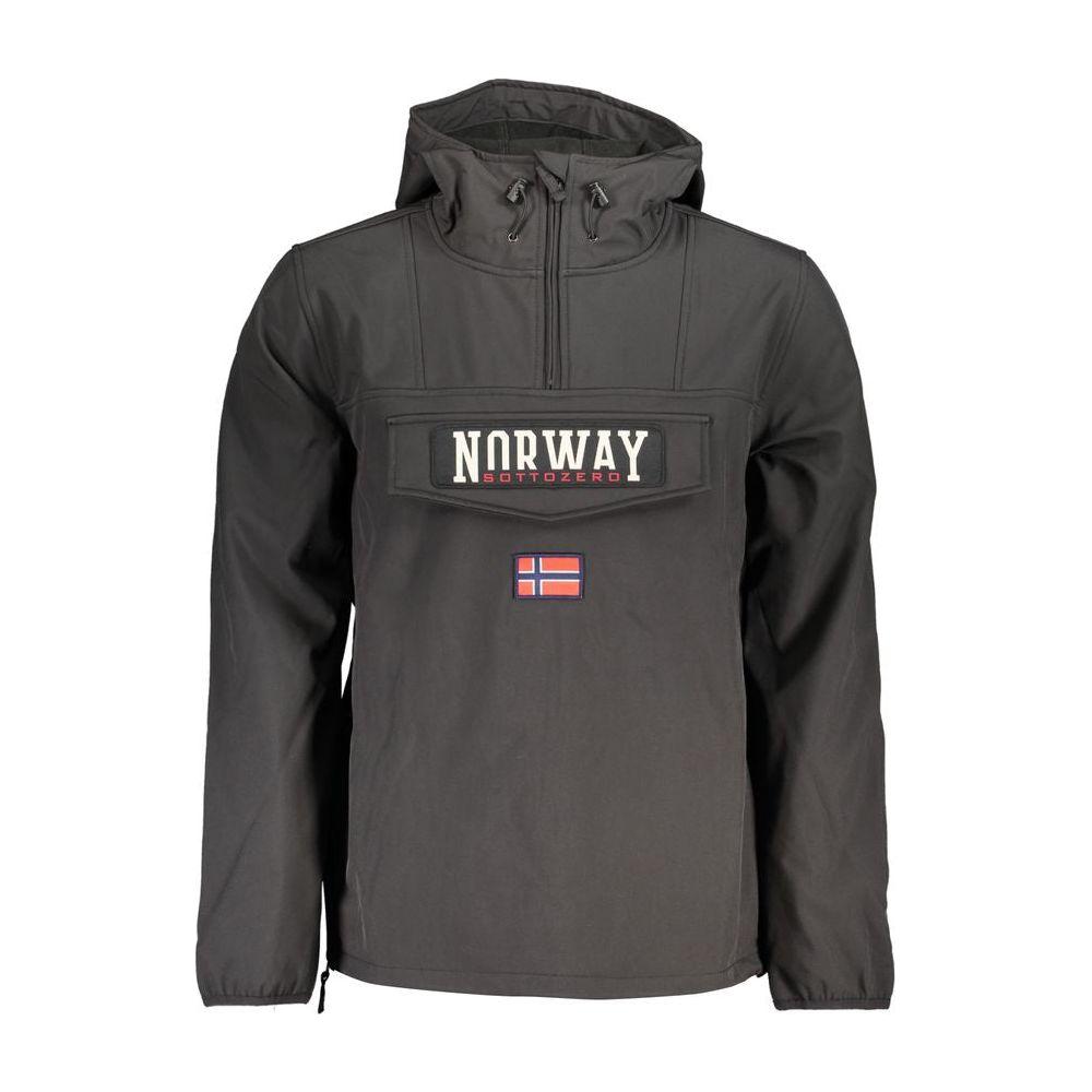 Norway 1963 Sleek Soft Shell Hooded Jacket for Men Norway 1963