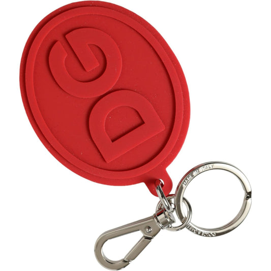 Dolce & Gabbana Elegant Red Trifold Key Holder Case Dolce & Gabbana