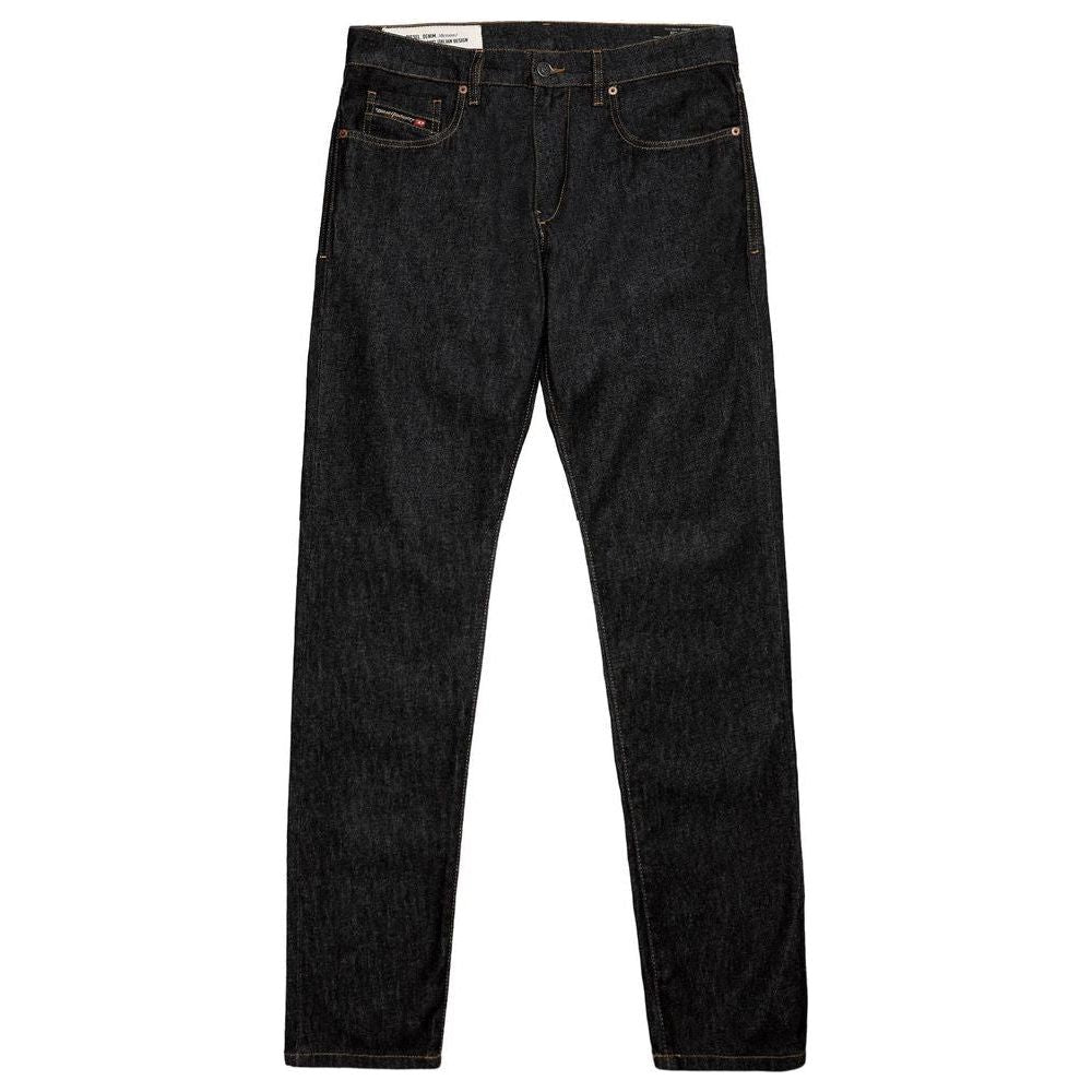 Diesel Blue Lyocell Jeans & Pant Diesel Black