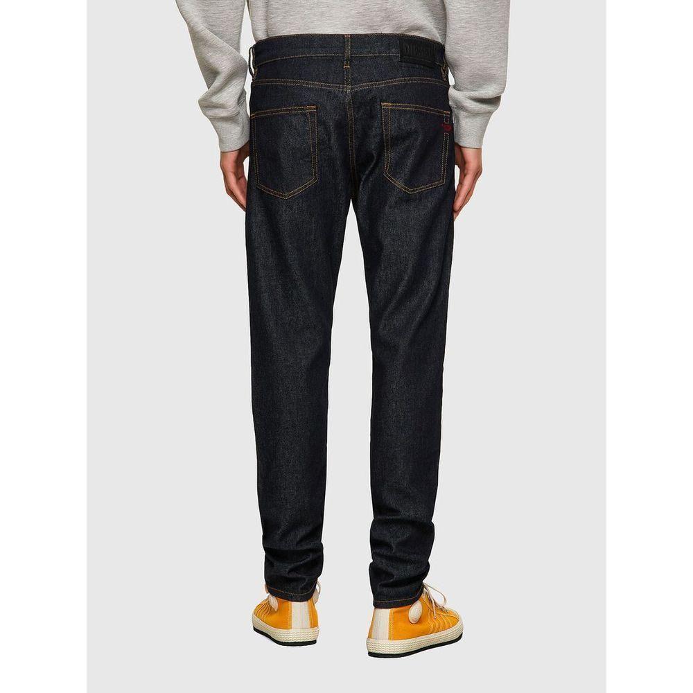 Diesel Blue Lyocell Jeans & Pant Diesel Black