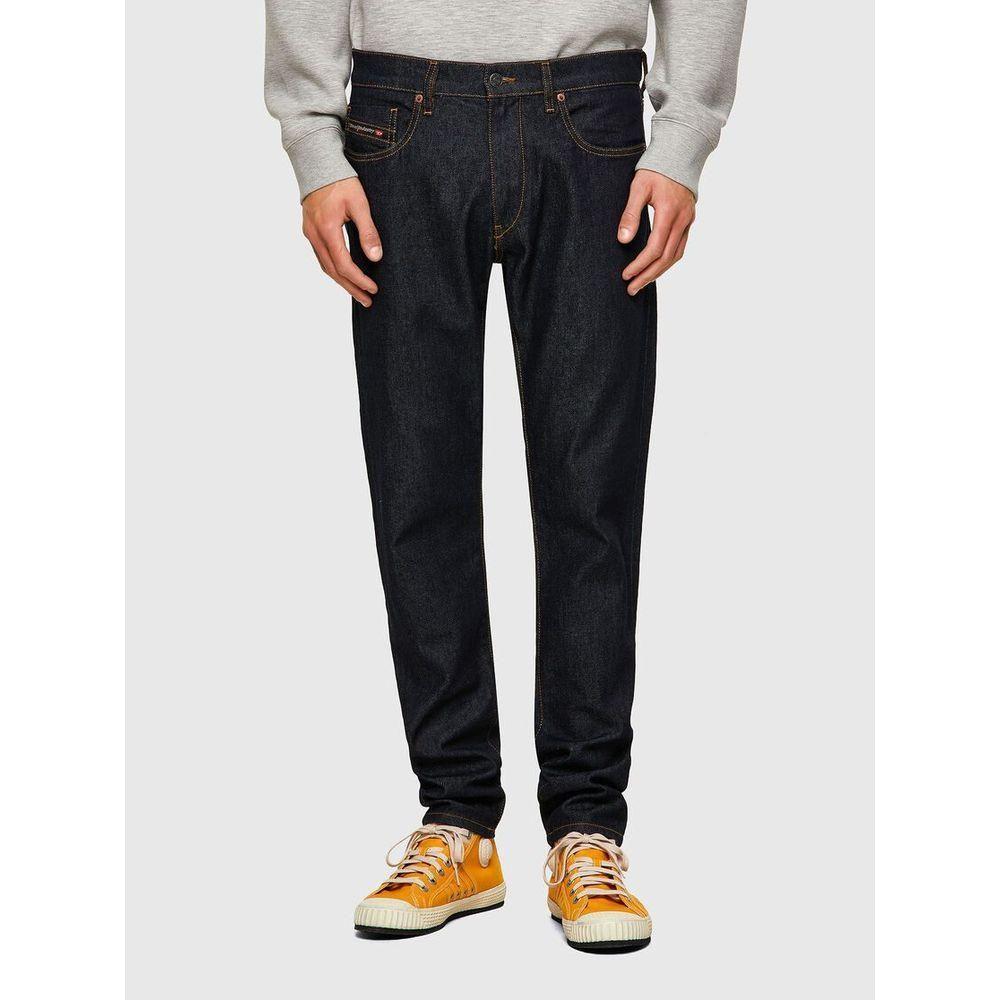 Diesel Blue Lyocell Jeans & Pant Diesel Black