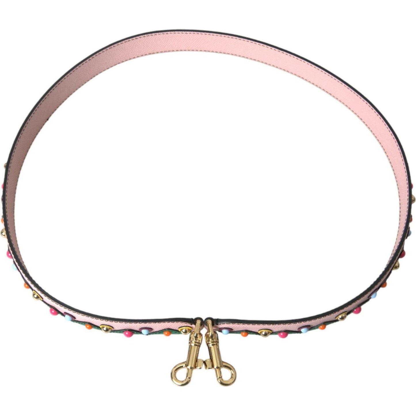 Dolce & Gabbana Pink Leather Handbag Accessory Shoulder Strap Dolce & Gabbana