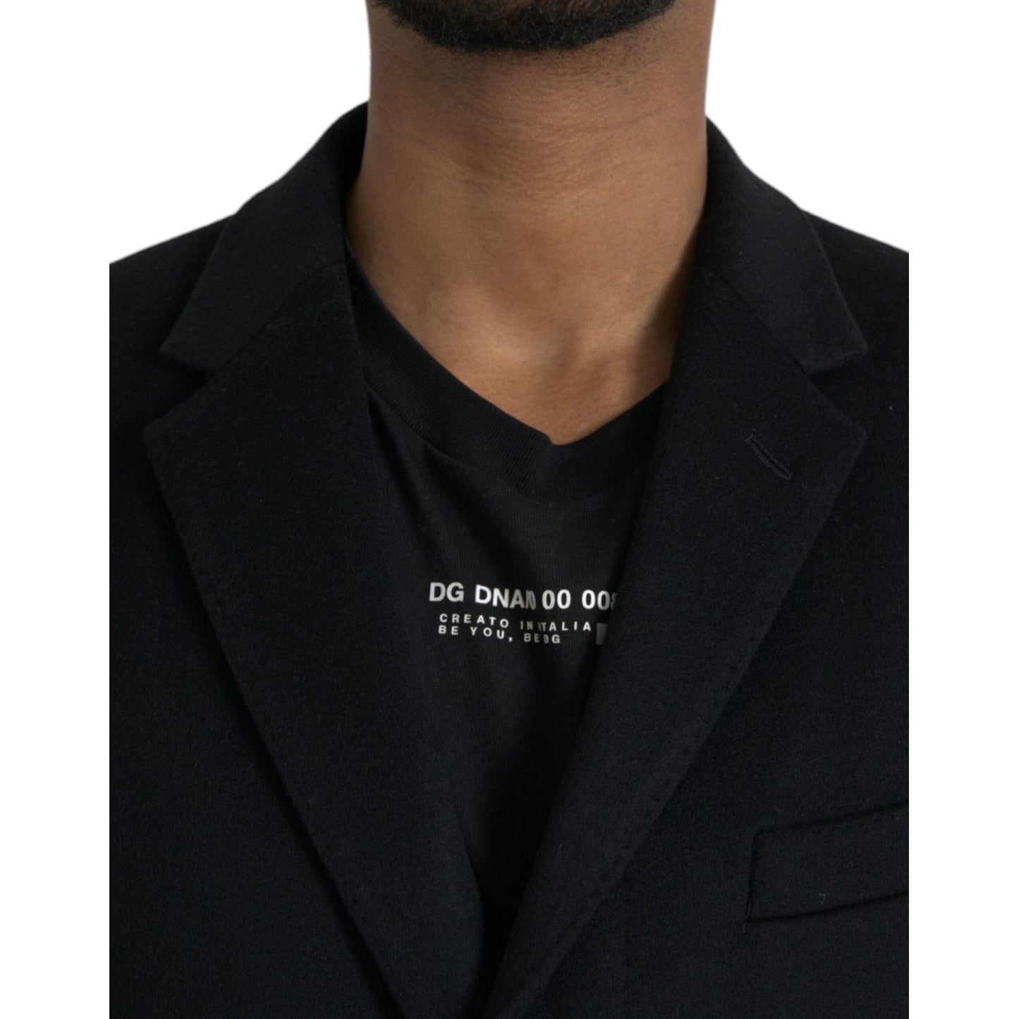 Dolce & Gabbana Black Single Breasted Trench Coat Jacket 1728,67345645728,Black,Clothing,Dolce & Gabbana,IT46 | S,Jackets & Coats - Clothing,Jackets - Men - Clothing,Material: 90% Virgin Wool 10% Cashmere,Men,New with tags,Trench Coats - Jackets & Coats -