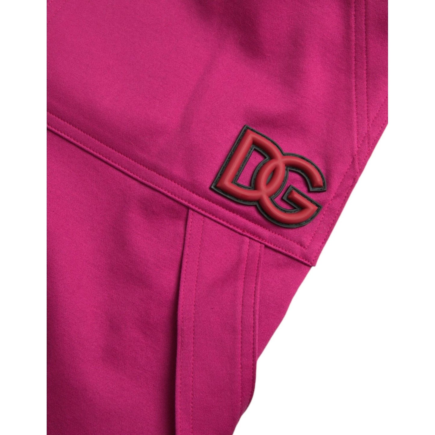 Dolce & Gabbana Pink Logo Cargo Cotton Jogger Sweatpants Pants Dolce & Gabbana