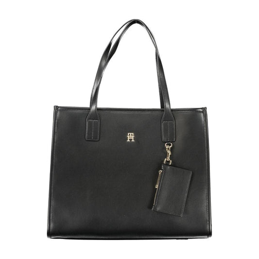 Tommy Hilfiger Black Polyethylene Handbag Tommy Hilfiger