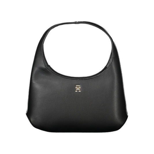 Tommy Hilfiger Black Polyester Handbag Tommy Hilfiger