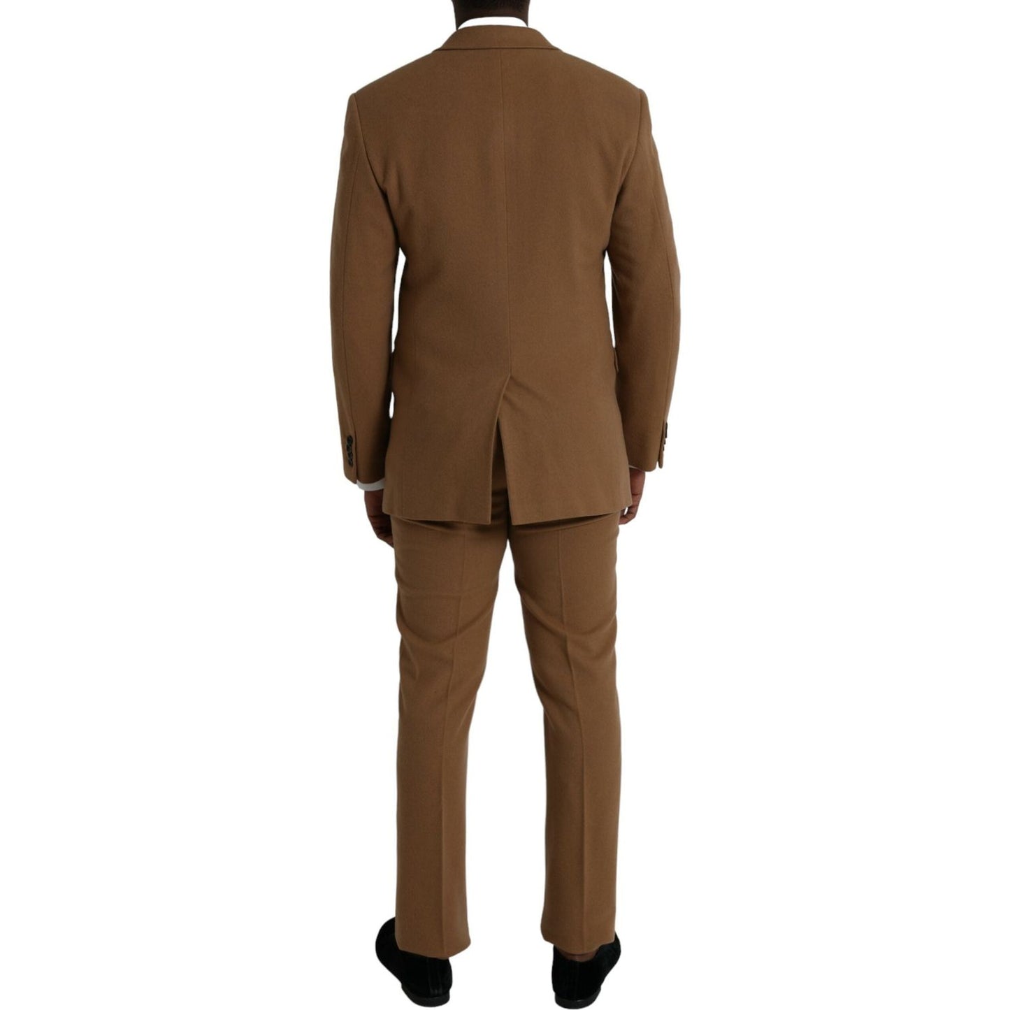 Prada Brown Cashmere 2 Piece Single Breasted Suit Prada