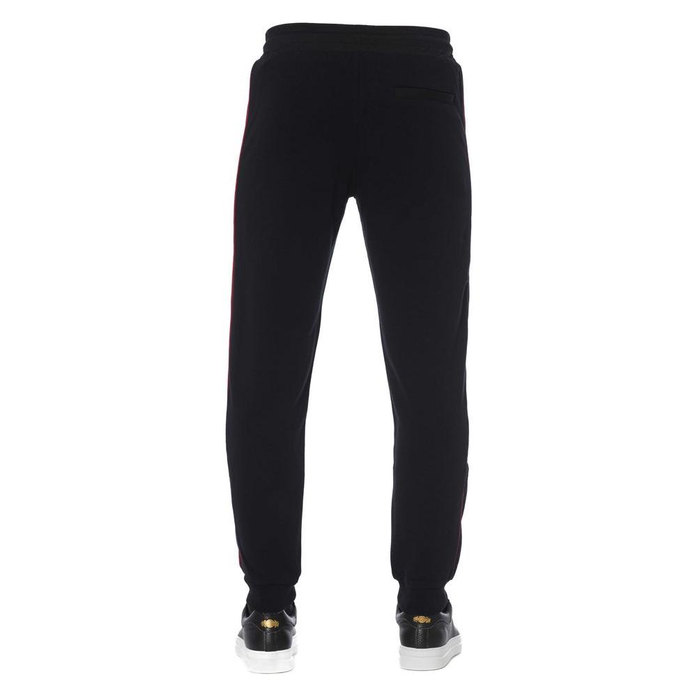 Trussardi Black Cotton Men Pants Trussardi Black