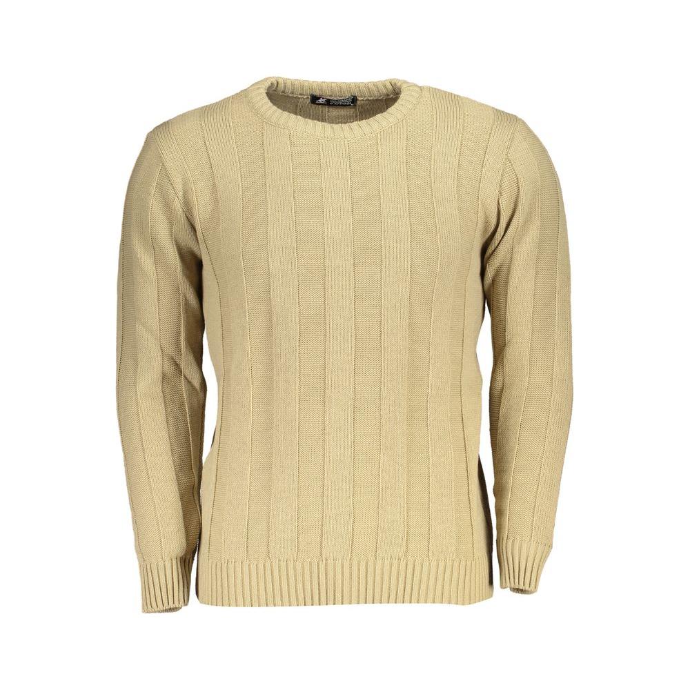 U.S. Grand Polo Beige Fabric Sweater U.S. Grand Polo