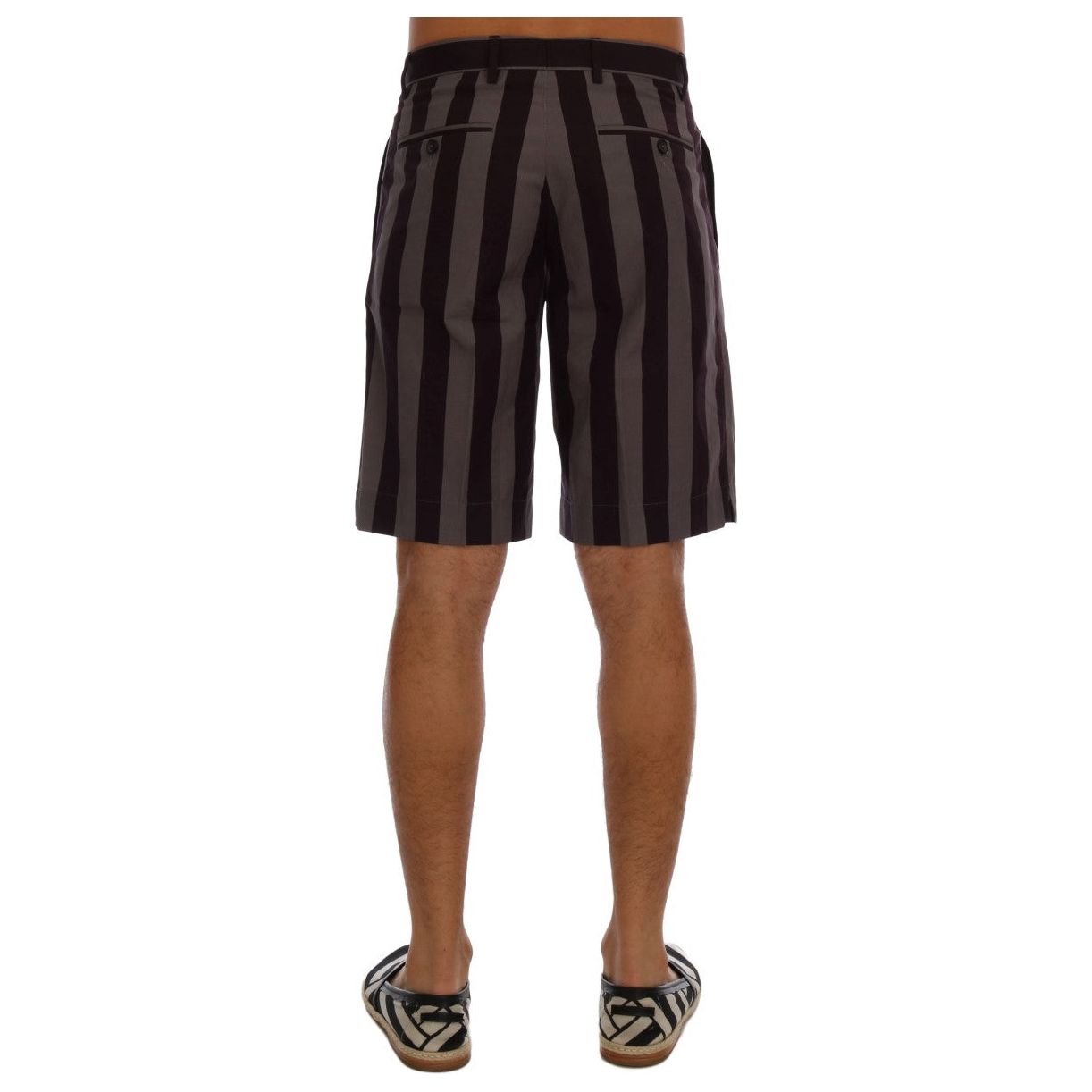 Casual Striped Cotton Shorts Dolce & Gabbana