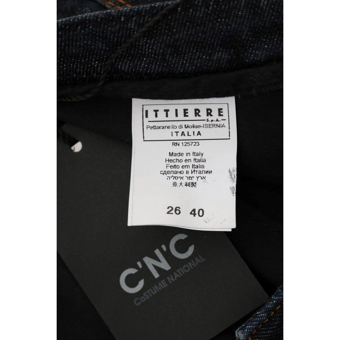 Costume National Chic Gray Slim Fit Denim Costume National