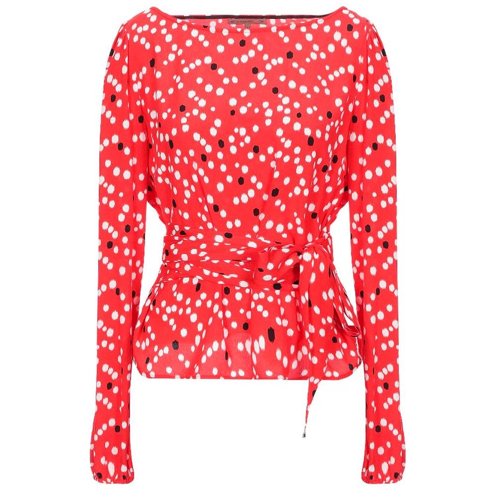 Patrizia Pepe Red Polyester Sweater Patrizia Pepe