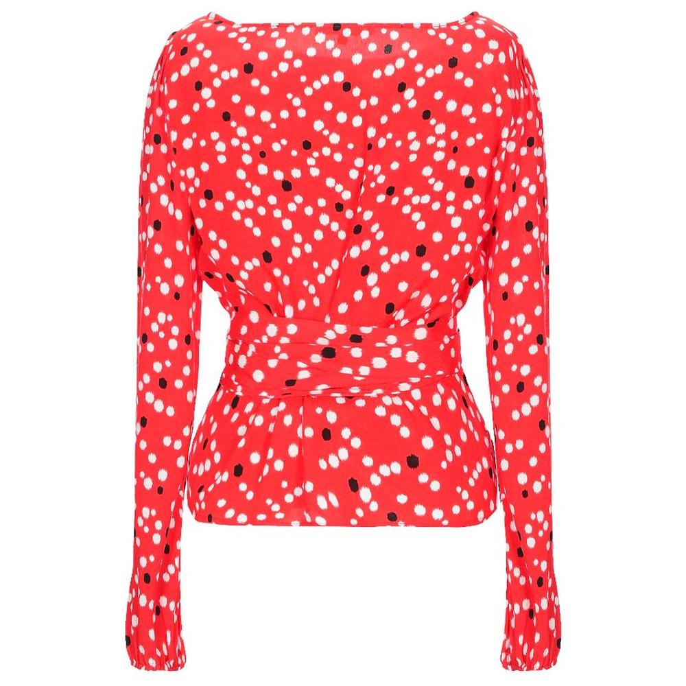 Patrizia Pepe Red Polyester Sweater Patrizia Pepe