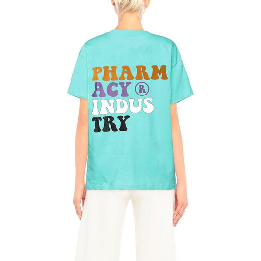 Pharmacy Industry Green Cotton Tops & T-Shirt Pharmacy Industry