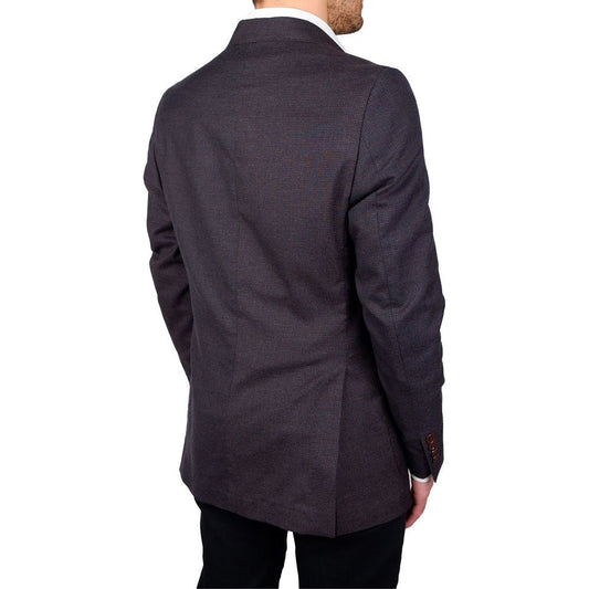 Brown Wool Vergine Blazer