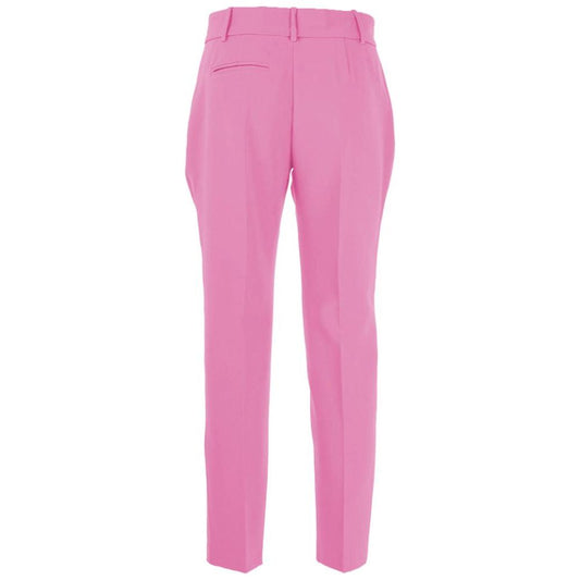 Pink Polyester Jeans & Pant