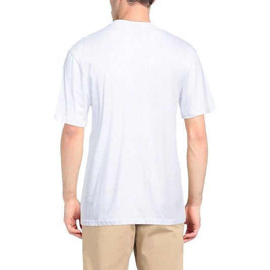 North Sails Elegant White Cotton Tee with Chest Print North Sails