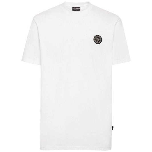 Plein Sport White Cotton Mens TShirt Plein Sport